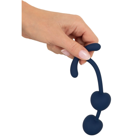 Magic Shiver Love Ball Duo Silicone Pelvic Floor Trainer 15.5cm Violet