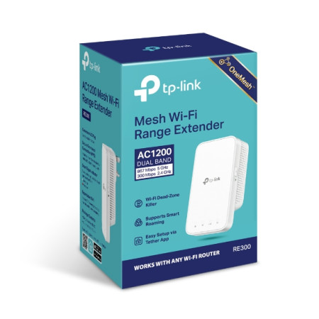 TP-Link RE300 - belaidis tinklo stiprintuvas 1200 Mbps