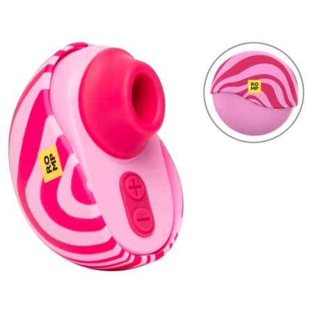 ROMP Spin Compact Air-Pulse System with Protective Case, 7 cm, Pink