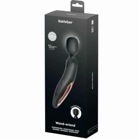 Satisfyer Wand-erland Vibrating Massager Black XXL Waterproof