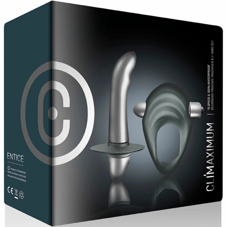 Climaximum Entice Kit Intimate Set - Vibrating Ring & Prostate Massager
