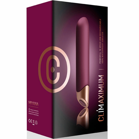 Climaximum Miyana Classic Vibrator - 10 Modes, Rechargeable, Waterproof