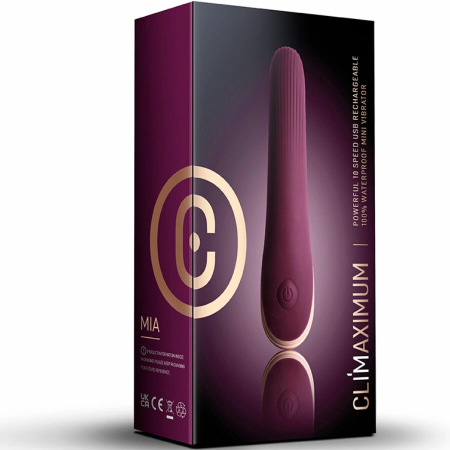 Climaximum Mia Discreet Intimate Vibrator Silicone Pink Rechargeable