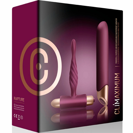 Climaximum Rapture Kit Vibrator Classic & Anal Plug - Waterproof Set