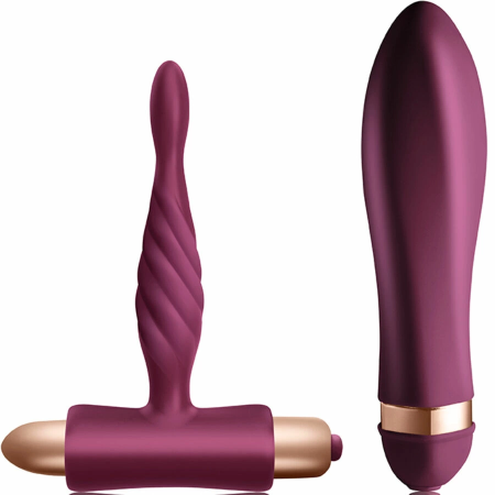 Climaximum Dare Kit Twisted Vibrator & Entry-Level Anal Accessory Set