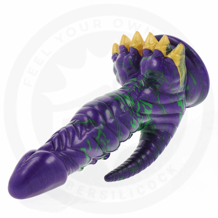 EPIC Crocotta Mystic Aurora Silicone Intimate Model 18.5cm Colorful Base