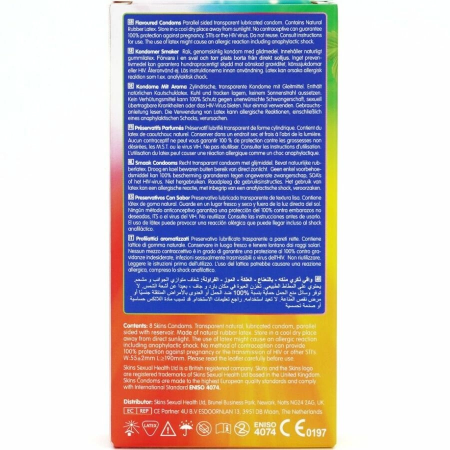 SKINS Multi Flavors Premium 8-Pack - Banana, Bubblegum, Mint, Strawberry