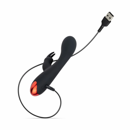 Lieberte Beate Dual Action Silicone Intimate Device, Pink, USB Rechargeable