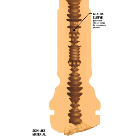 Feel Agatha Vega Premium Intimate Device - Real Feel Texture, Neutral Tone