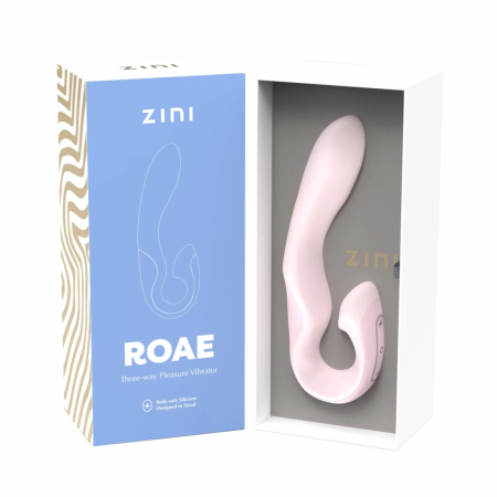 ZINI ROAE Pink Multi-Zone Precision Vibrator, 5 Speeds, 15 Modes