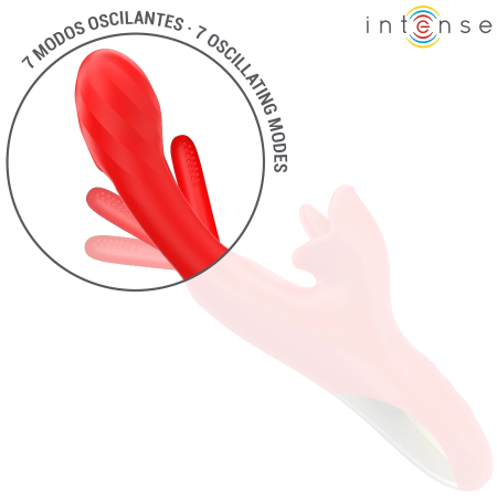 Intense Jessica Red Advanced Multifunctional Vibrating Device 24.8 cm