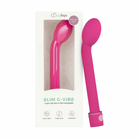Vibe Collection Rechargeable Pink Curved G-Spot Intimate Device ABS