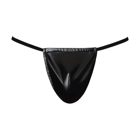 Male Power Liquid Onyx 2.0 Wetlook G-String Black One Size