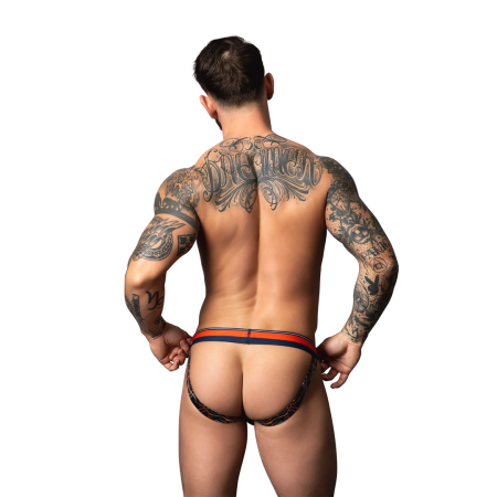 Male Power Soo Cumfy Jock S/M Marble Marino - Soft Modal Support