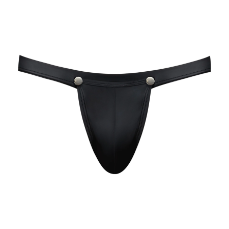 Male Power Oh Snap! Tearaway Jockstrap S/M Matte Black Rubberized Finish