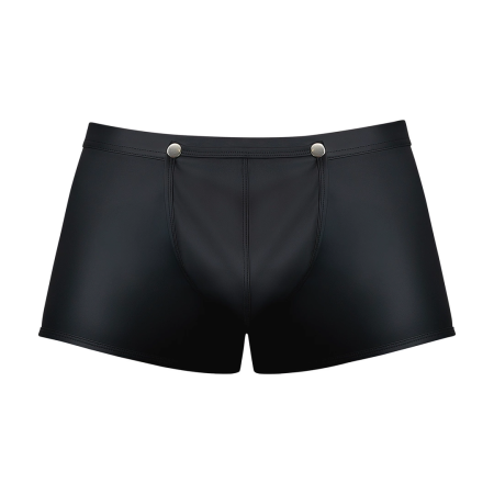 Male Power Snap Off Short M Black - Trunks with Snap Closure System