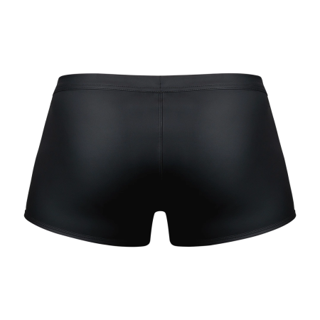 Male Power Snap Off Short M Black - Trunks with Snap Closure System