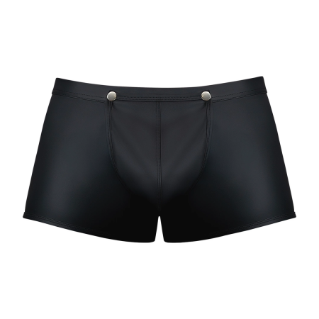 Male Power Snap Off Short L Black - Matte Trunk with Snap System