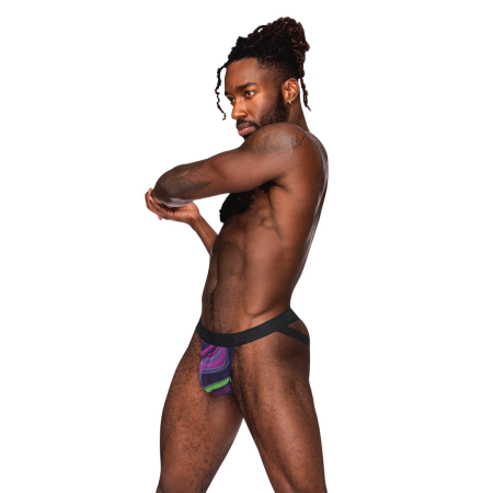 Male Power Espiral Galactica Jockstrap with Black Ring S/M