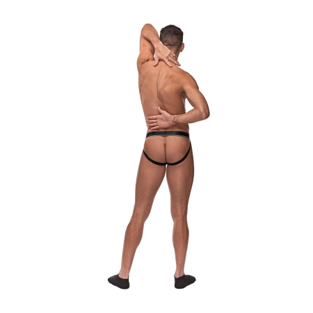 Male Power Jock S/M Burgundy - Intimate Ring System & Black Band