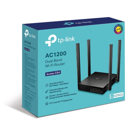 TP-Link Archer C54 belaidis maršrutizatorius 1200 Mbps