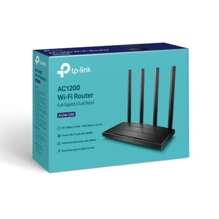 TP-Link Archer C6U belaidis maršrutizatorius 1167 Mbps