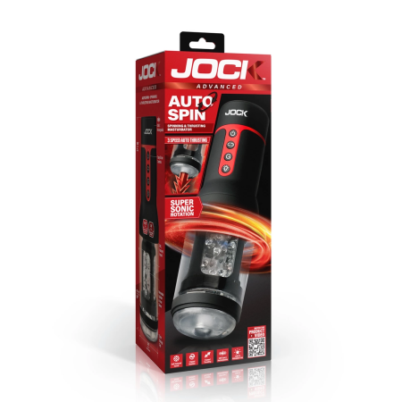 Auto Spin Advanced Rotating & Thrusting Intimate Device Transparent/Black