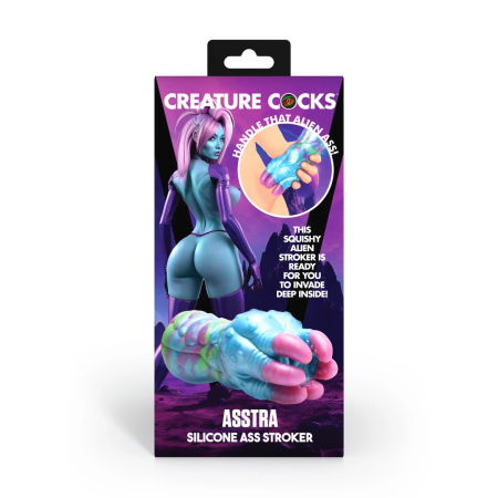 XR Brands Asstra Silicone Intimate Trainer Blue/Purple 7in