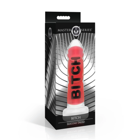 XR Brands Premium Silicone Intimate Machine Red 7.3'' Ribbed Suction Cup