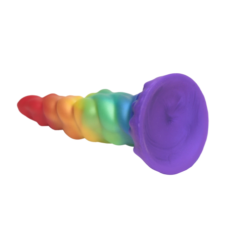Magic Rider Silicone Fantasy Model Rainbow Unicorn Horn 17cm by XR Brands