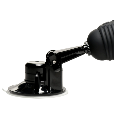 XR Brands Ultimate Power Pounder Black Thrusting & Vibrating Silicone Model