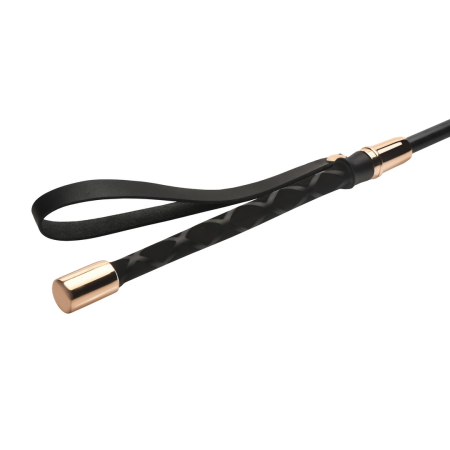 Sinful Impact Cane Black/Gold - Ergonomic Vegan Leather Handle 61cm