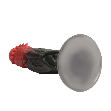 XR Brands Count Cockula Silicone Model Red/Black 9in Suction Base