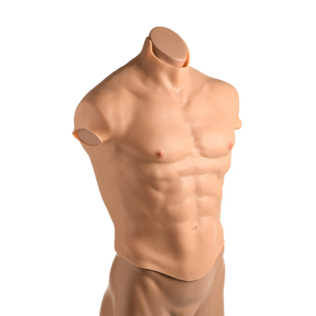 Ripped Silicone Male Chest by Ripped - Large Anatomical Muscle Shirt