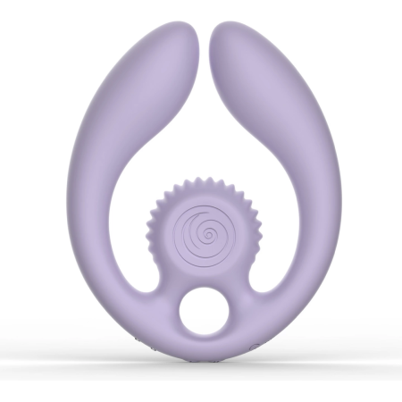 Svibe GIZI Duo Intimate Double Stimulator for Couples, Purple, Remote Control