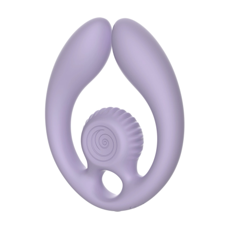 Svibe GIZI Duo Intimate Double Stimulator for Couples, Purple, Remote Control