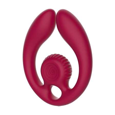SVibe GIZI Duo Burgundy - Dual Intimate Massager for Couples, Remote Control
