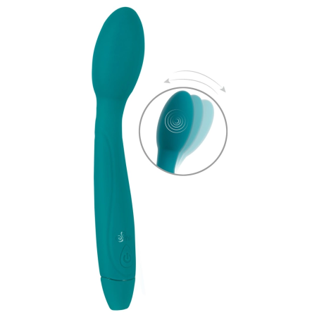 Sweet Smile Nodding Head Vibrator - 10 Modes, Waterproof, Silicone, 18.2cm