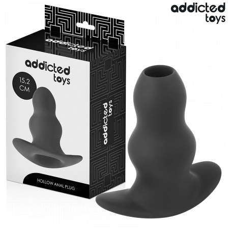 Addicted Toys Silicone Hollow Plug XXL 15.2cm - Flexible Anatomical System