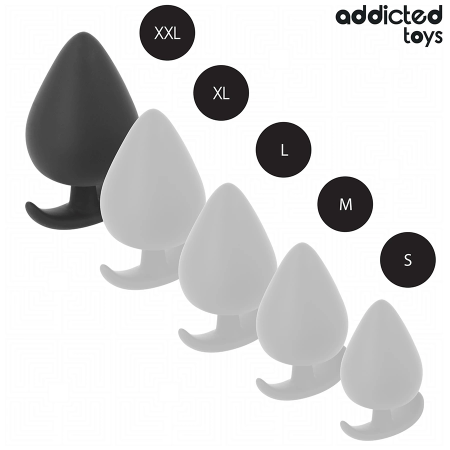 Addicted Toys XXL Silicone Anal Plug 11 cm - Ergonomic Medical-Grade Model
