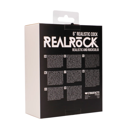 RealRock Intimate Silicone Model with Suction Base 15 cm Beige