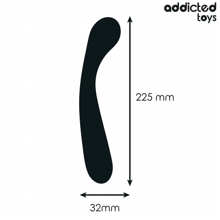 Addicted Toys Double Silicone Anal System 22.5 cm - Progressive Shape
