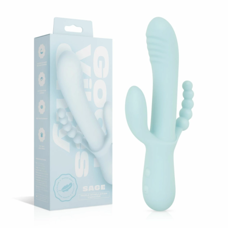 Good Vibes Only Sage Blue Multi-Function Triple Action Silicone System
