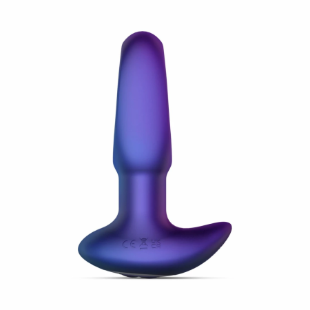 Hueman Voyager Vibrating Plug Purple - 10 Modes, Remote Control, Silicone