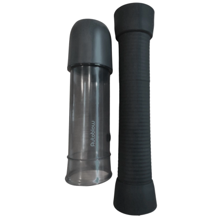 Autoblow Large Stroking Tube with Sleeve & Cap for VacuGlide L 21.5cm