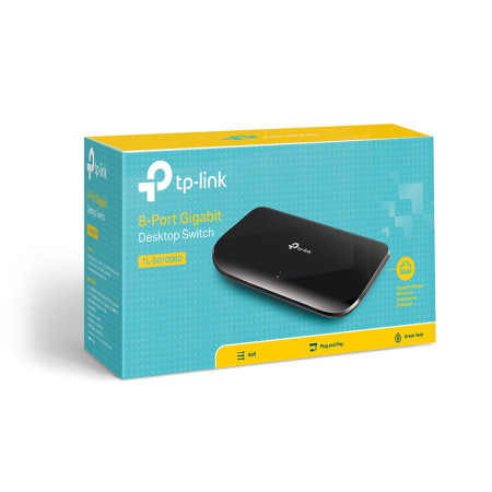TP-Link TL-SG1008D 8 prievadų gigabitinis perjungiklis
