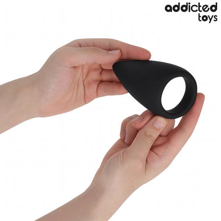 Addicted Toys Teardrop-Shaped Intimate Support Ring - Flexible Silicone, 50mm