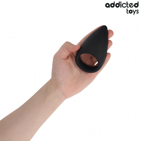 Addicted Toys Teardrop-Shaped Intimate Support Ring - Flexible Silicone, 50mm