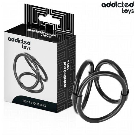 Addicted Toys Triple Support Ring - Flexible Multi-Size System