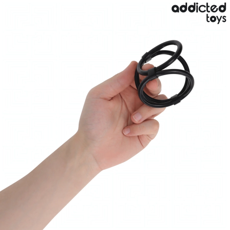 Addicted Toys Triple Support Ring - Flexible Multi-Size System